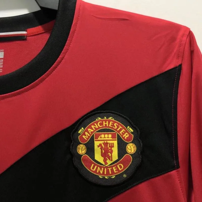 Manchester United 2009/2010 Retro Long Sleeve Manchester United Home Football Shirt 2009/2010 — 4