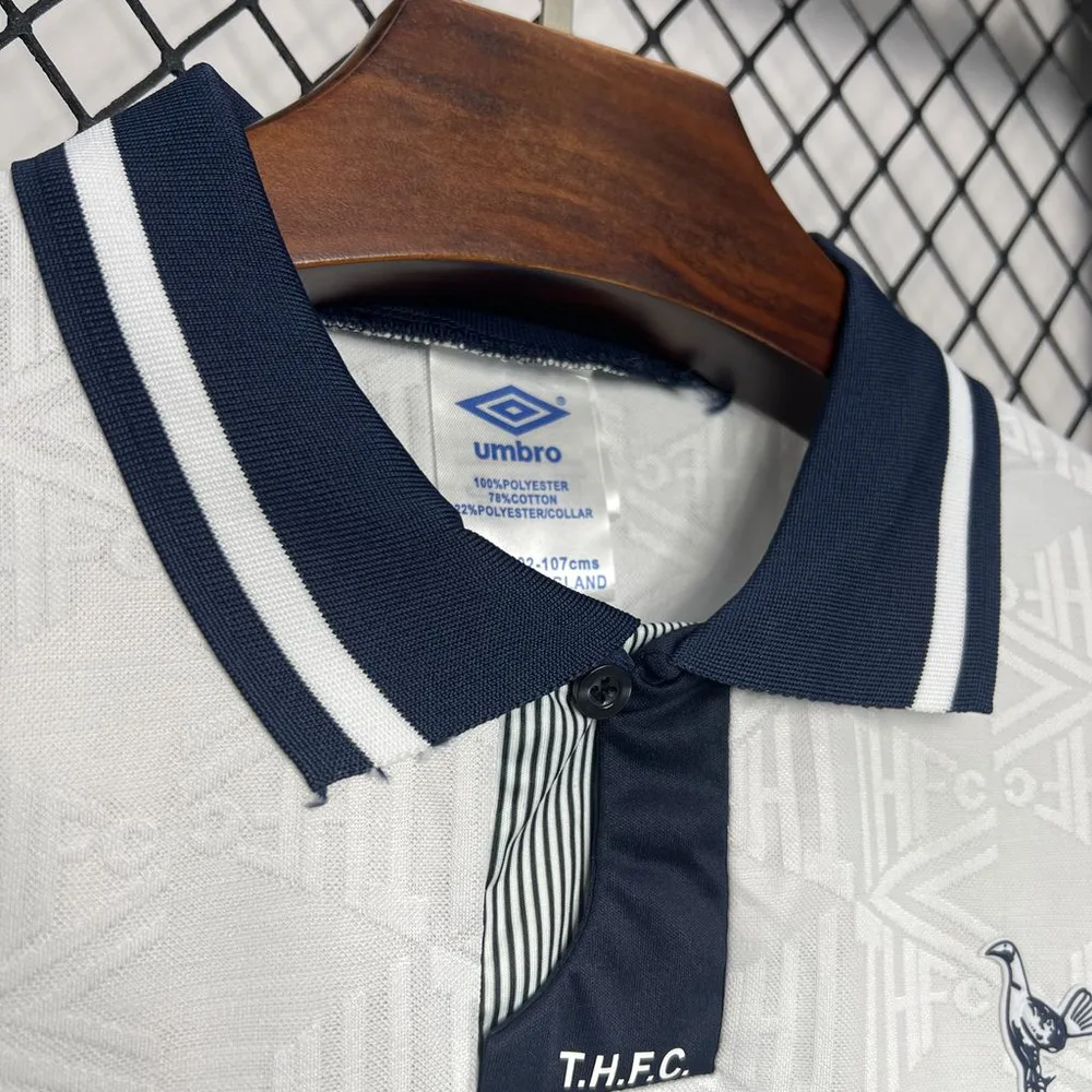 Tottenham 1992/1993 Retro Tottenham Hotspur Local Camiseta de fútbol 1992/1993 — 4