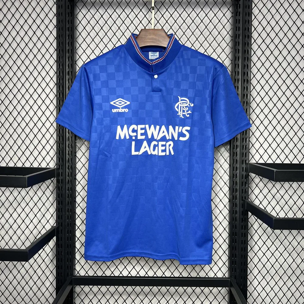 Rangers 1987/1990 Retro Rangers Local Camiseta de fútbol 1987/1990