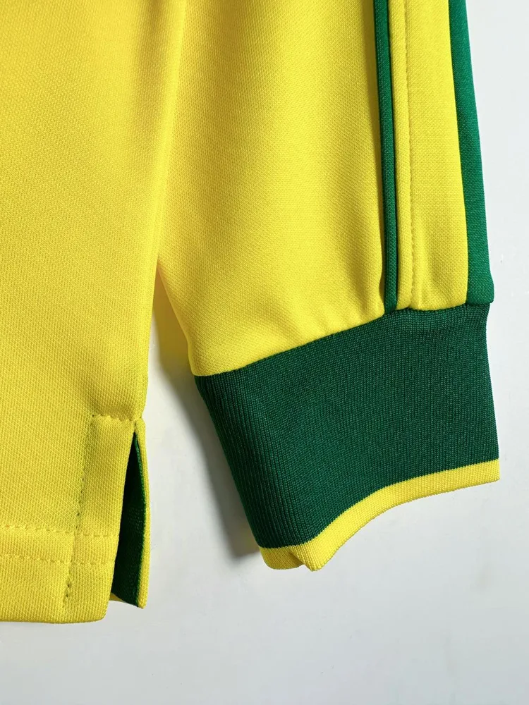 Brazil 1998 Retro Manga larga Brazil Camiseta de fútbol Local 1998 — 6