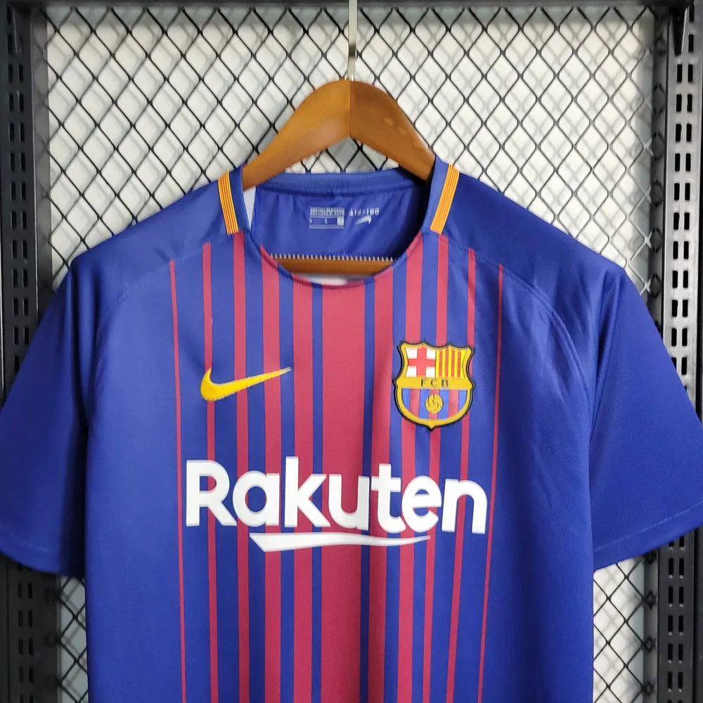 Barcelona 2017/2018 Retro Barcelona Local Camiseta de fútbol 2017/2018 — 4