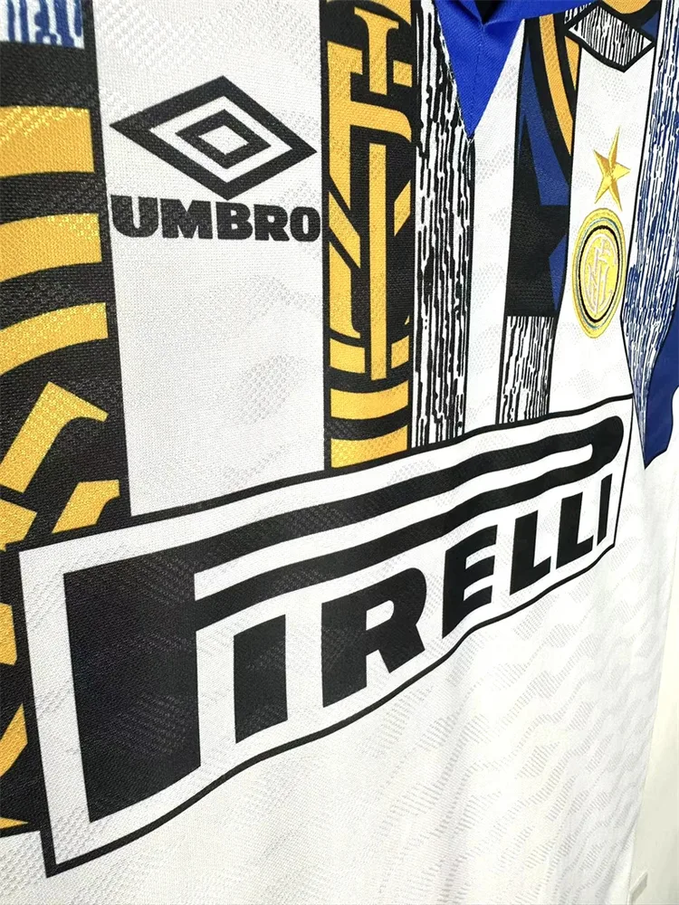 Inter Milan 1995/1996 Retro Inter Milan Away Football Jersey 1995/1996 — 4
