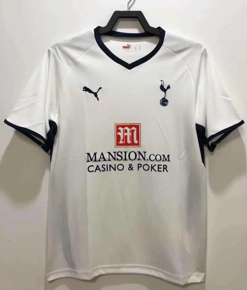 Tottenham 2008/2009 Retro Tottenham Hotspur Local Camiseta de fútbol 2008/2009