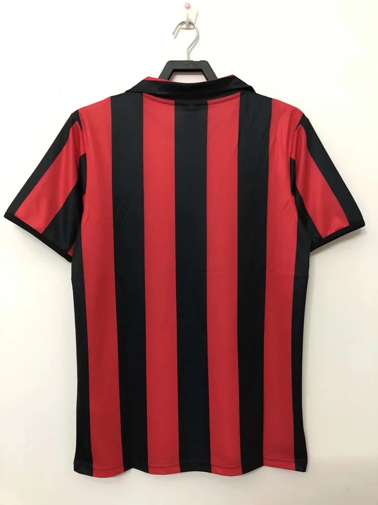 AC Milan 1988/1989 Retro AC Milan Home Football Shirt 1988/1989 — 2