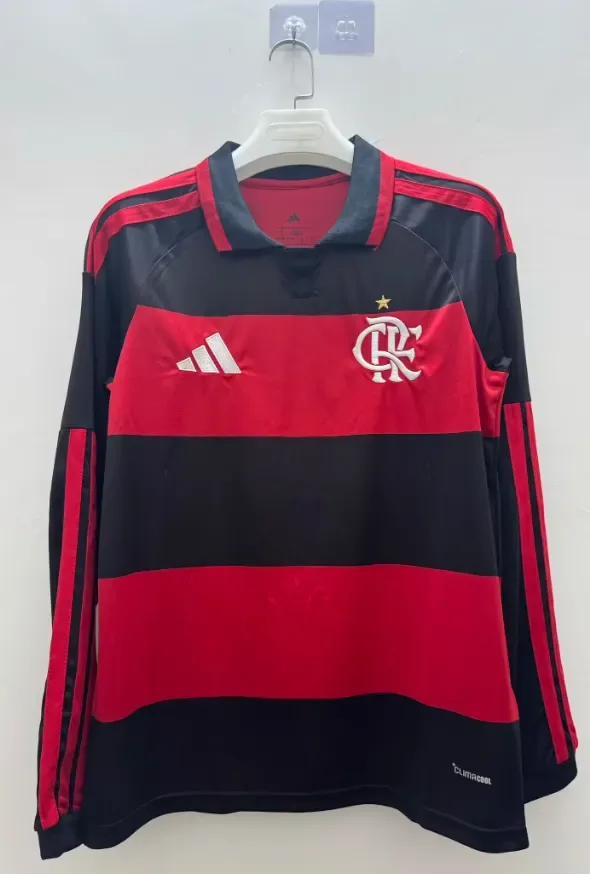 Flamengo 2026/2027 Long Sleeves Flamengo Home Football Jersey 2026/27