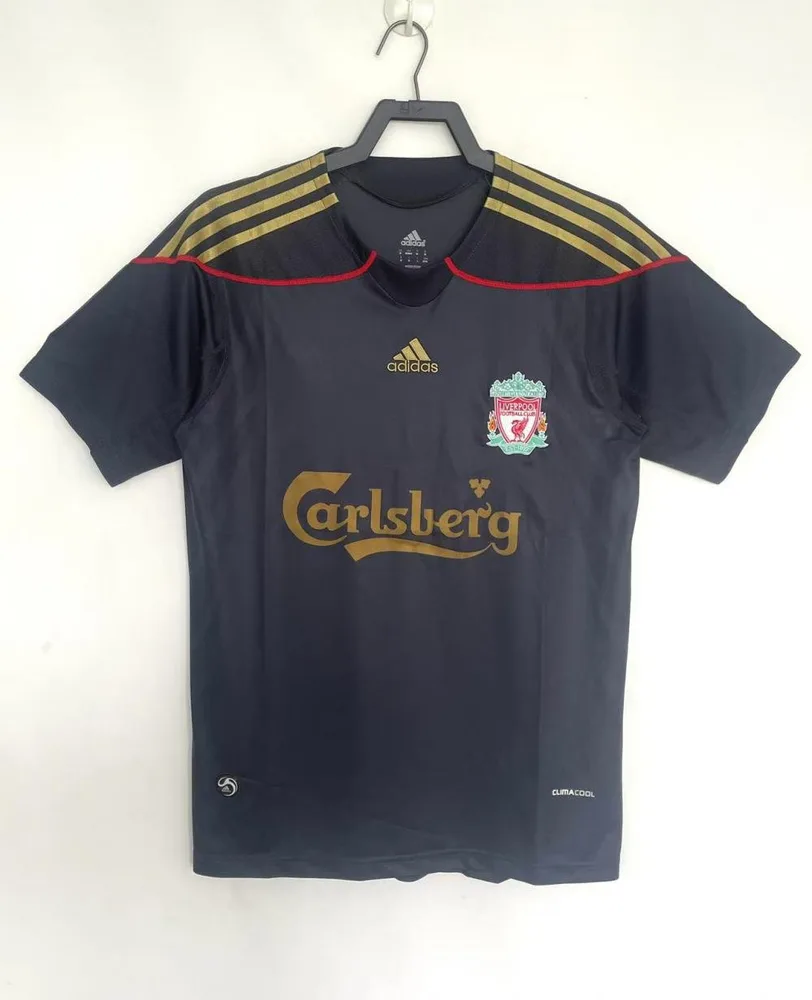 Liverpool 2009/2010 Retro Liverpool Visitante Camiseta de fútbol 2009/2010