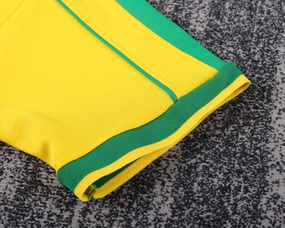 Brazil 1998 Retro Brazil Local Camiseta de fútbol Talla infantil 1998 — 4