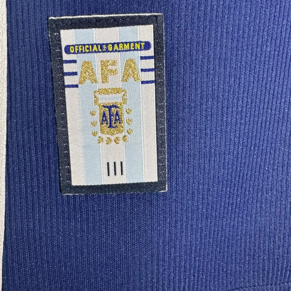 Argentina 1998 Retro Argentina National Team Away Jersey 1998 — 8
