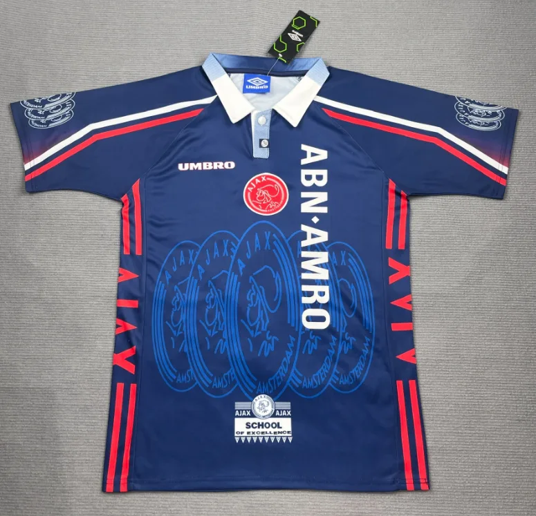 Ajax 1997-1998 Retro Ajax Visitante Camiseta de fútbol 1997/1998