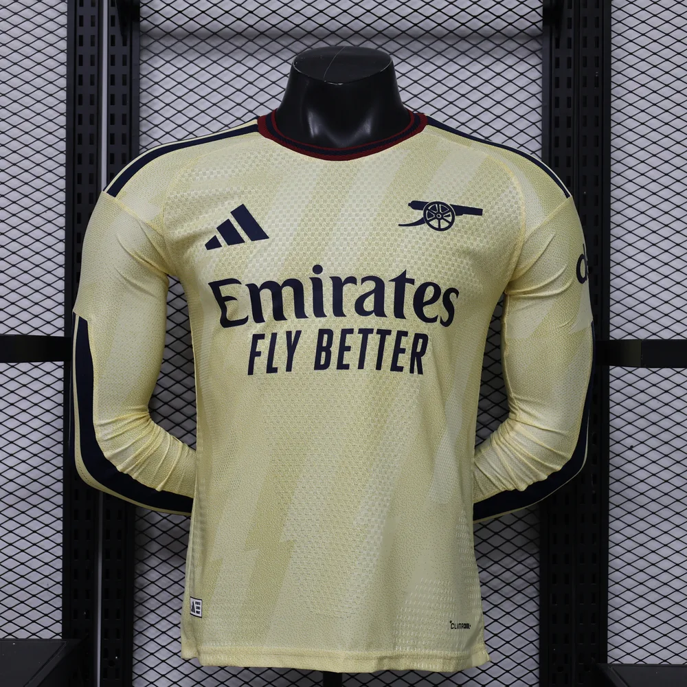 Arsenal 2026/2027 Long Sleeve Player Version Arsenal Third Away Football Jersey 2026/27