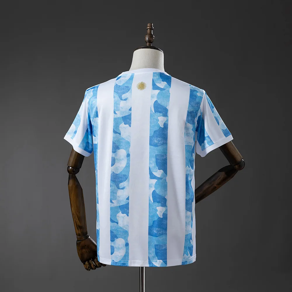 Argentina 2021 Retro Argentina Home Jersey 2021 — 2