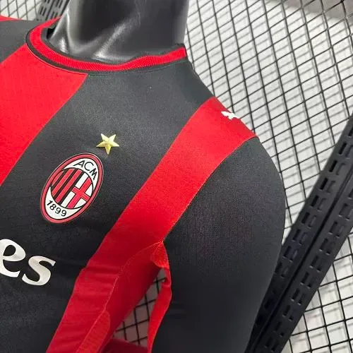 AC Milan 2026/2027 Long Sleeve Player Version AC Milan Home Football Shirt 2026/27 — 9