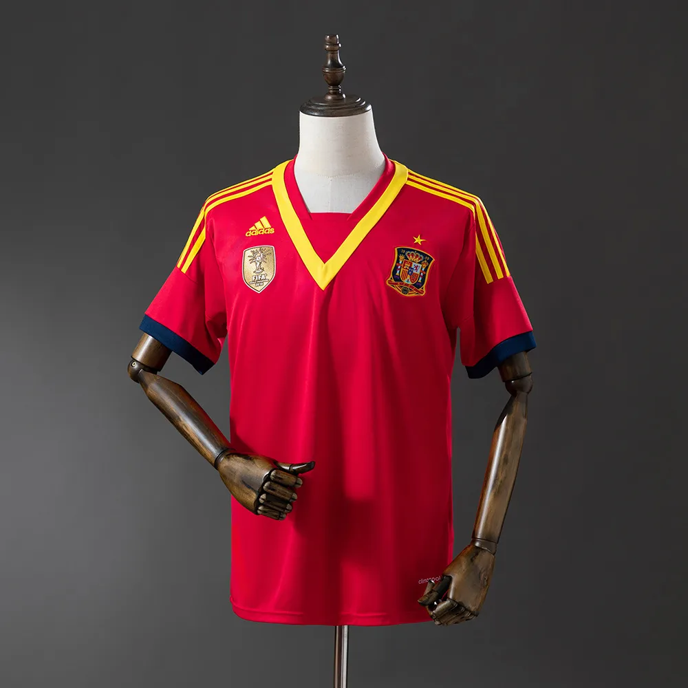 Spain 2013 Retro Spain Local Camiseta de fútbol 2013