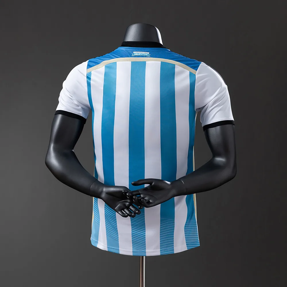 Argentina 2014 Retro Versión jugador Argentina National Team Local Jersey 2014 — 2