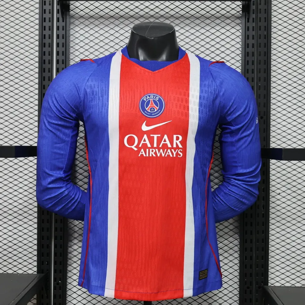 Paris Saint-Germain 2026/2027 Manga larga Versión jugador Psg Paris Saint-Germain Local Camiseta de fútbol 2026/27