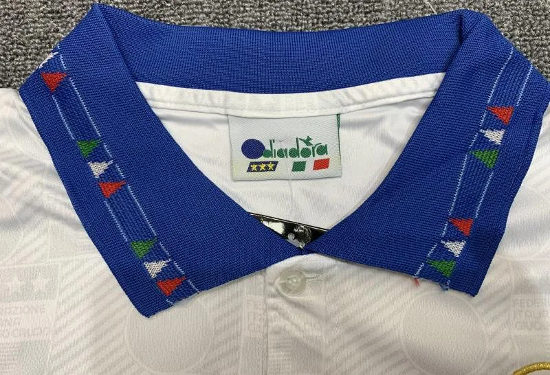 Italy 1994 Retro FIFA Italy Visitante Camiseta de fútbol 1994 — 3