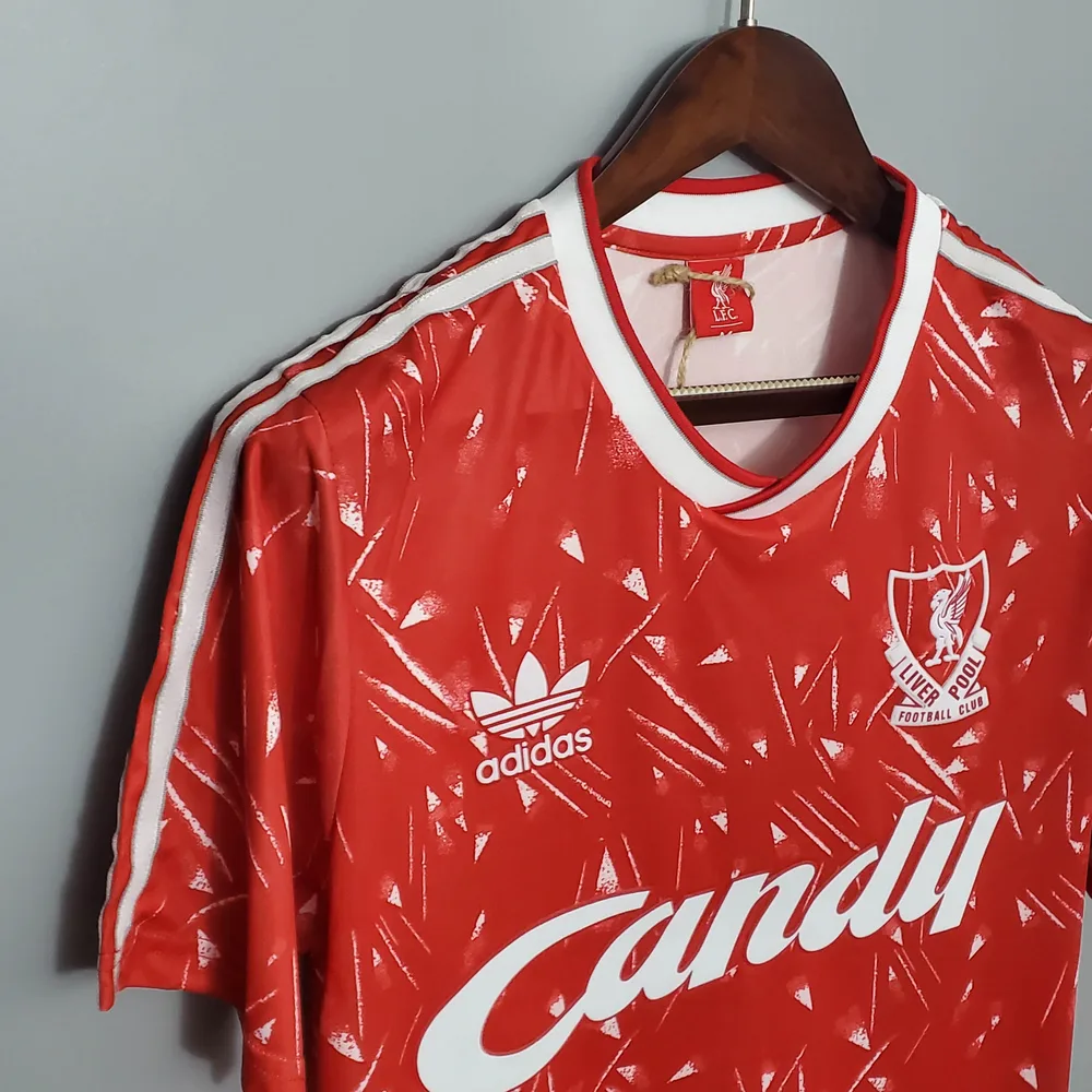 Liverpool Retro 1989/1991 Liverpool Camiseta de fútbol Local 1989/1991 — 6