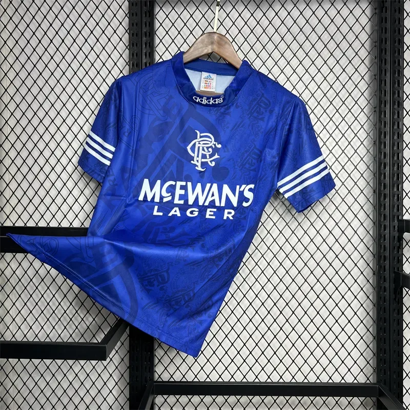 Rangers 1995/1996 Retro Rangers Home Football Shirt 1995/1996 — 3