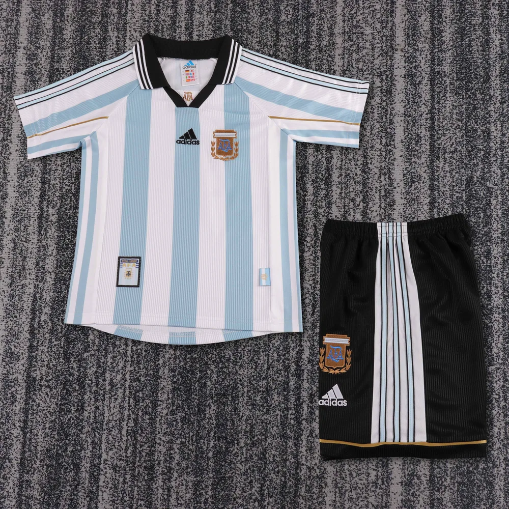 Argentina 1998 Retro Argentina National Team Local Jersey Talla infantil 1998