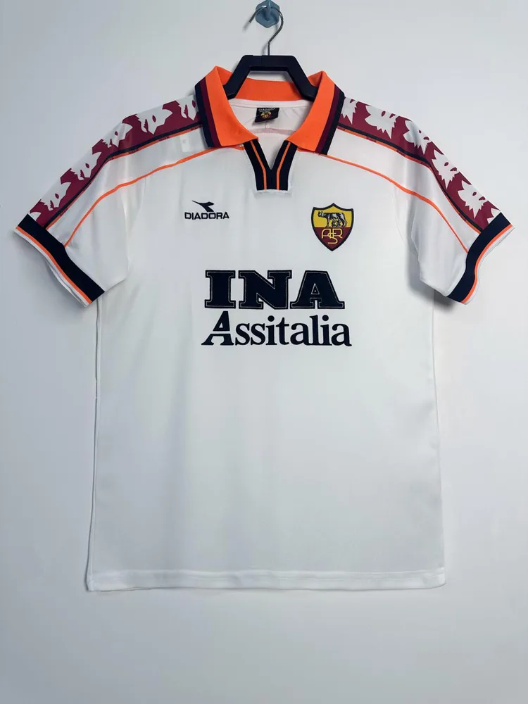 AS Roma 1998-1999 Retro Roma Visitante Camiseta de fútbol 1998/1999