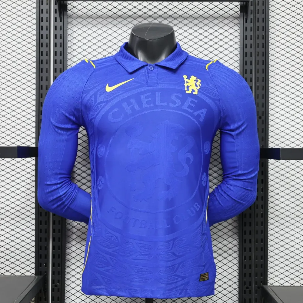 Chelsea 2026/2027 Long Sleeve Player Version Chelsea Home Football Jersey 2026/27