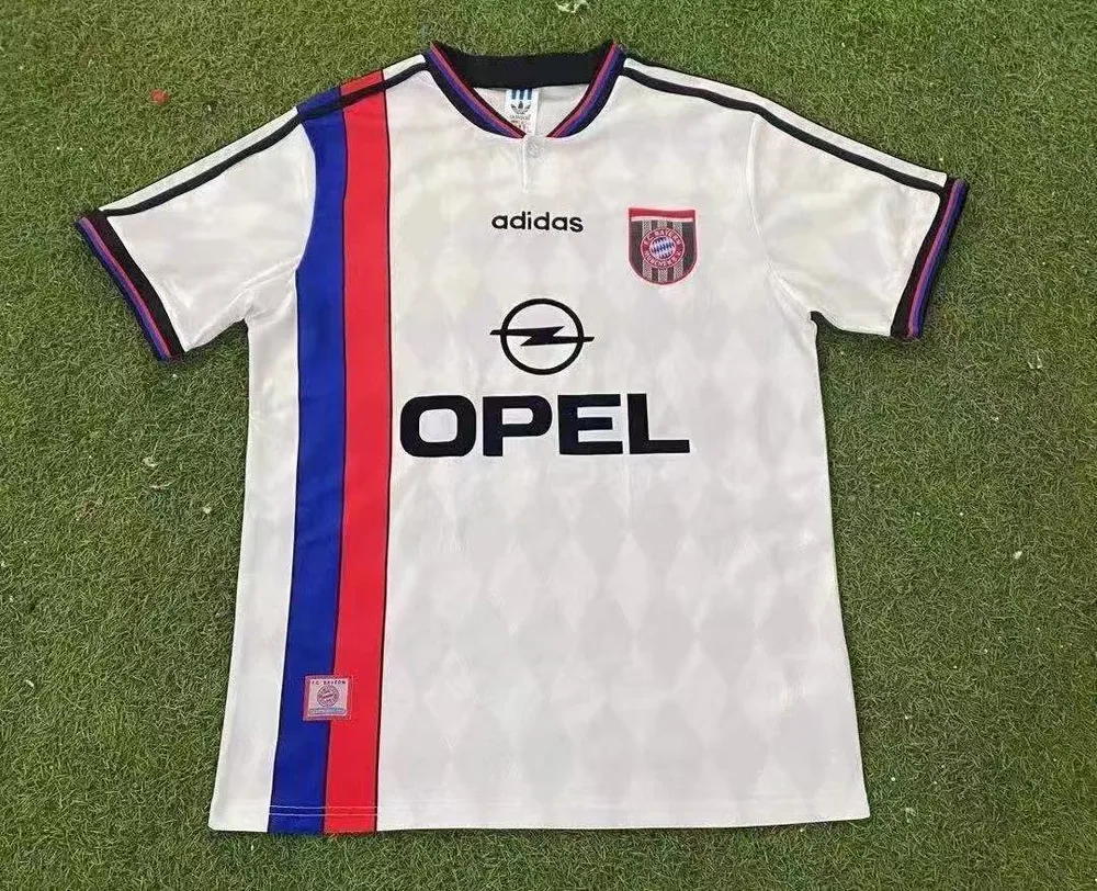 Bayern Munich 1995/1996 Retro Bayern Munich Visitante Camiseta de fútbol 1995/1996