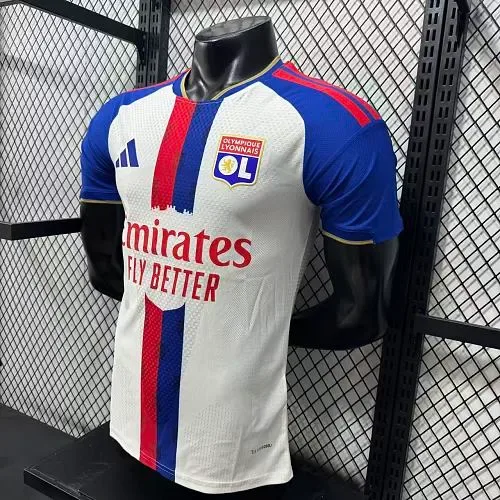 Lyonnais 2026/2027 Versión jugador Lyon Local Camiseta de fútbol 2026/27 — 4