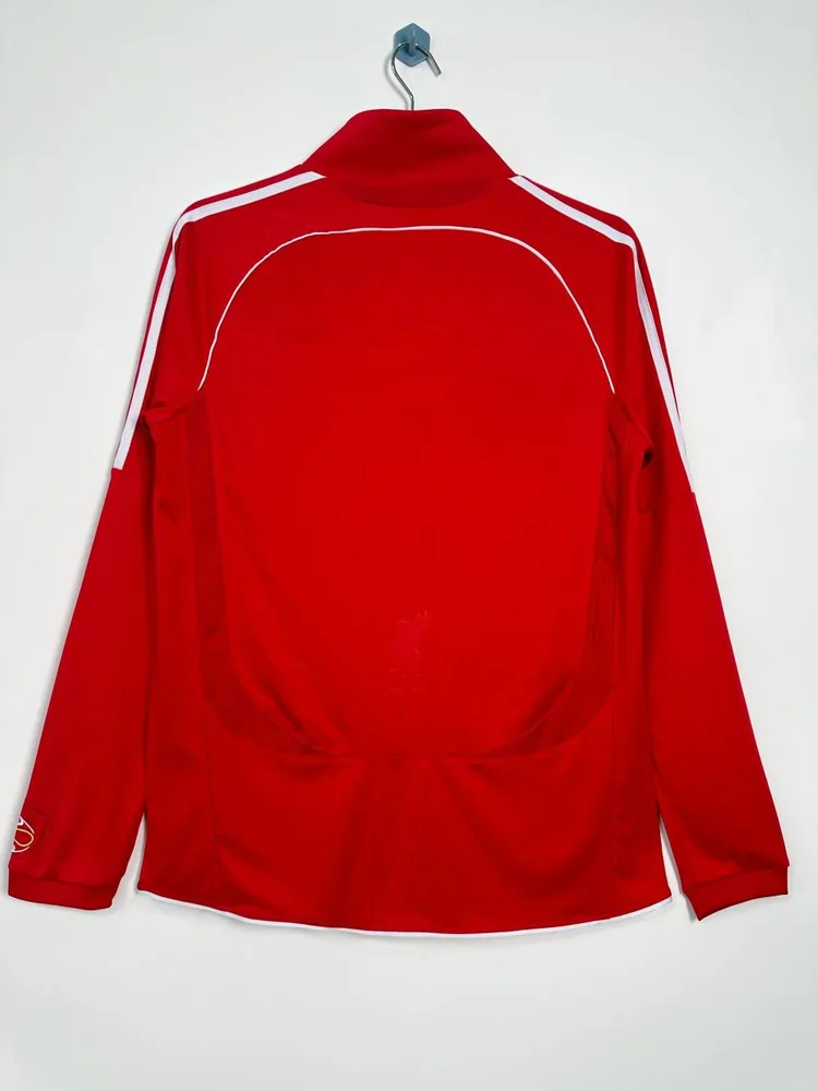 Liverpool 2006/2008 Retro Liverpool Champions League version Local Football Manga larga Jersey 2006/2008 — 2