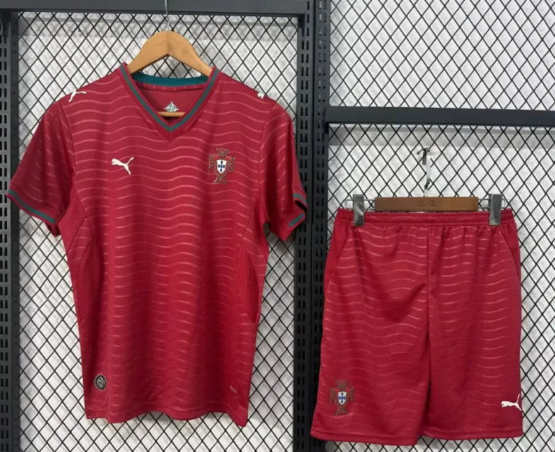 Portugal 2026/2027 Portugal Home Football Shirt Kids Size 2026/27