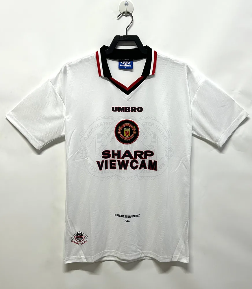 Manchester United 1996/1997 Retro Manchester United Visitante Camiseta de fútbol 1996/1997