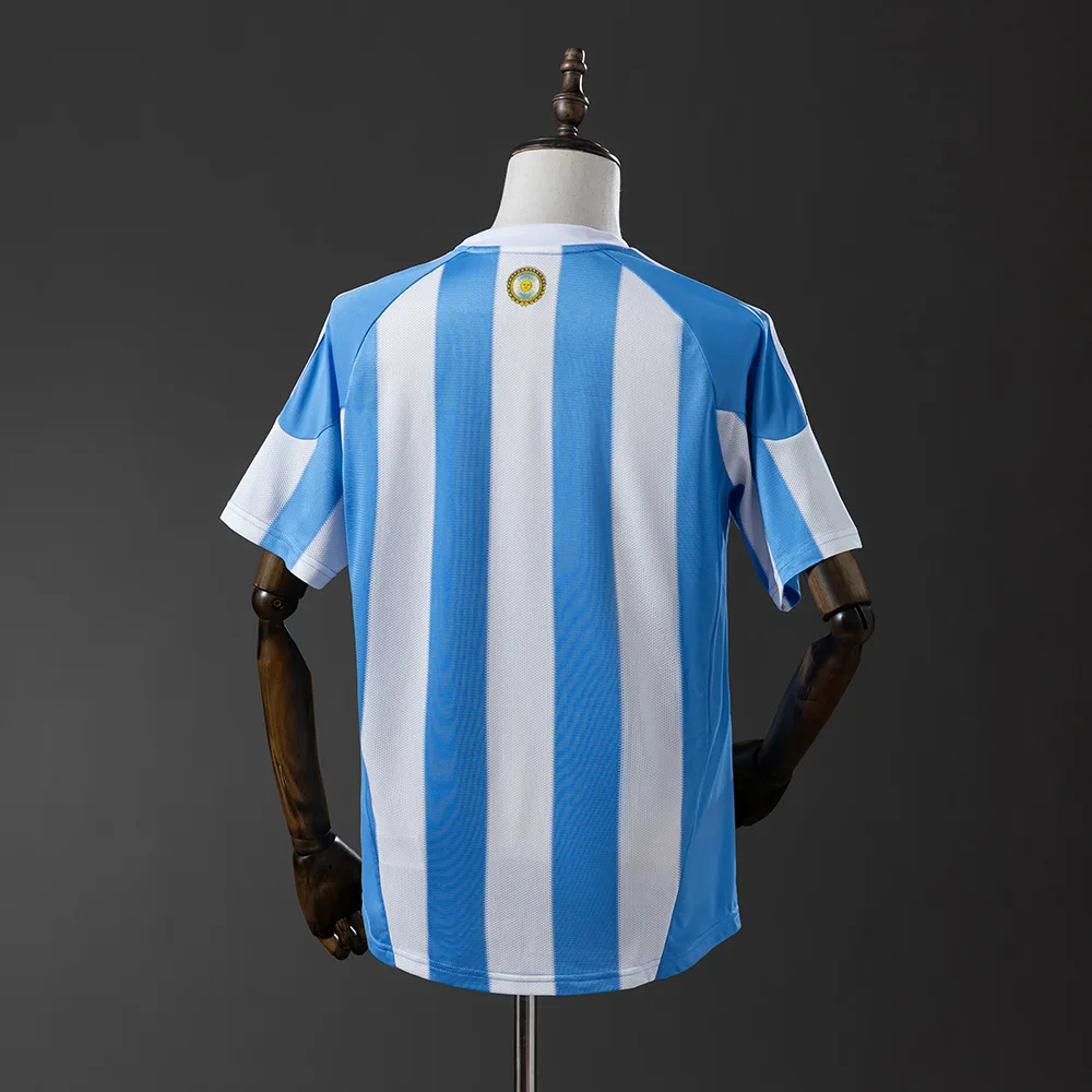 Argentina 2010 Retro Argentina Home Jersey 2010 — 2
