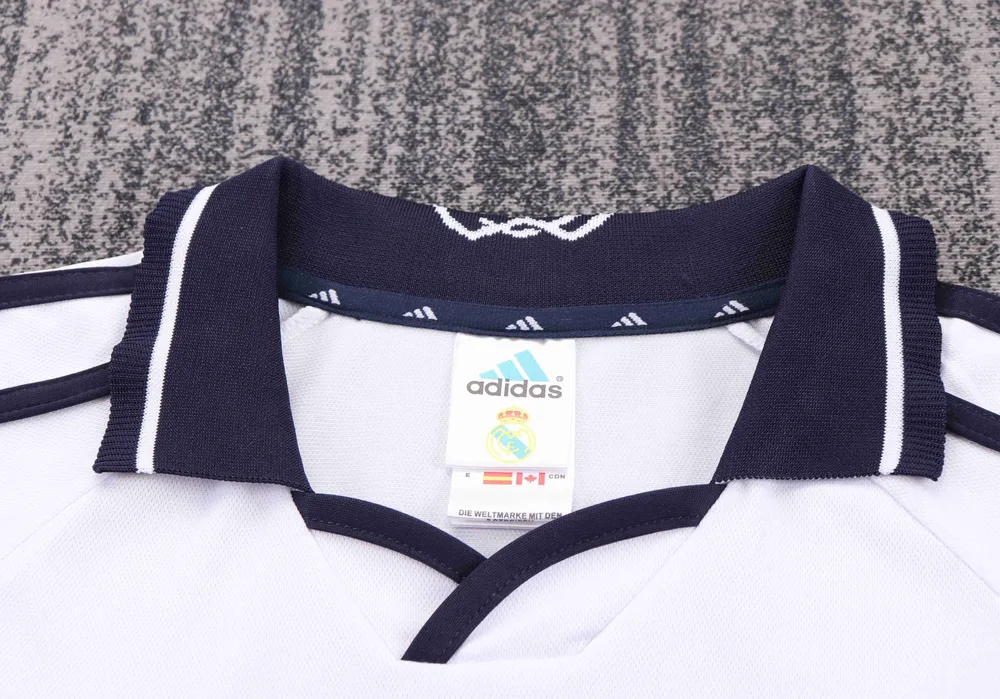 Real Madrid 2000-2001 Retro Real Madrid Home Football Shirt Kids Size 2000/2001 — 3