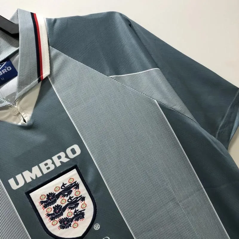 England 1996 Retro England Away Soccer Jersey 1996 — 4