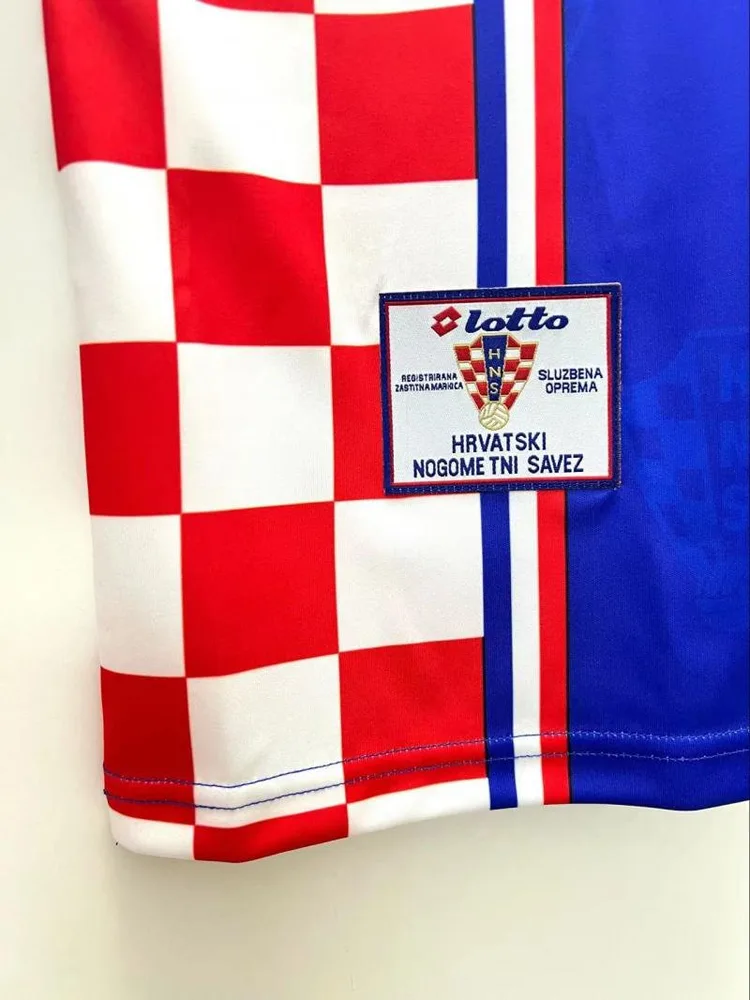 Croatia 1998 Retro Croatia National Team Away Football Shirt 1998 — 7