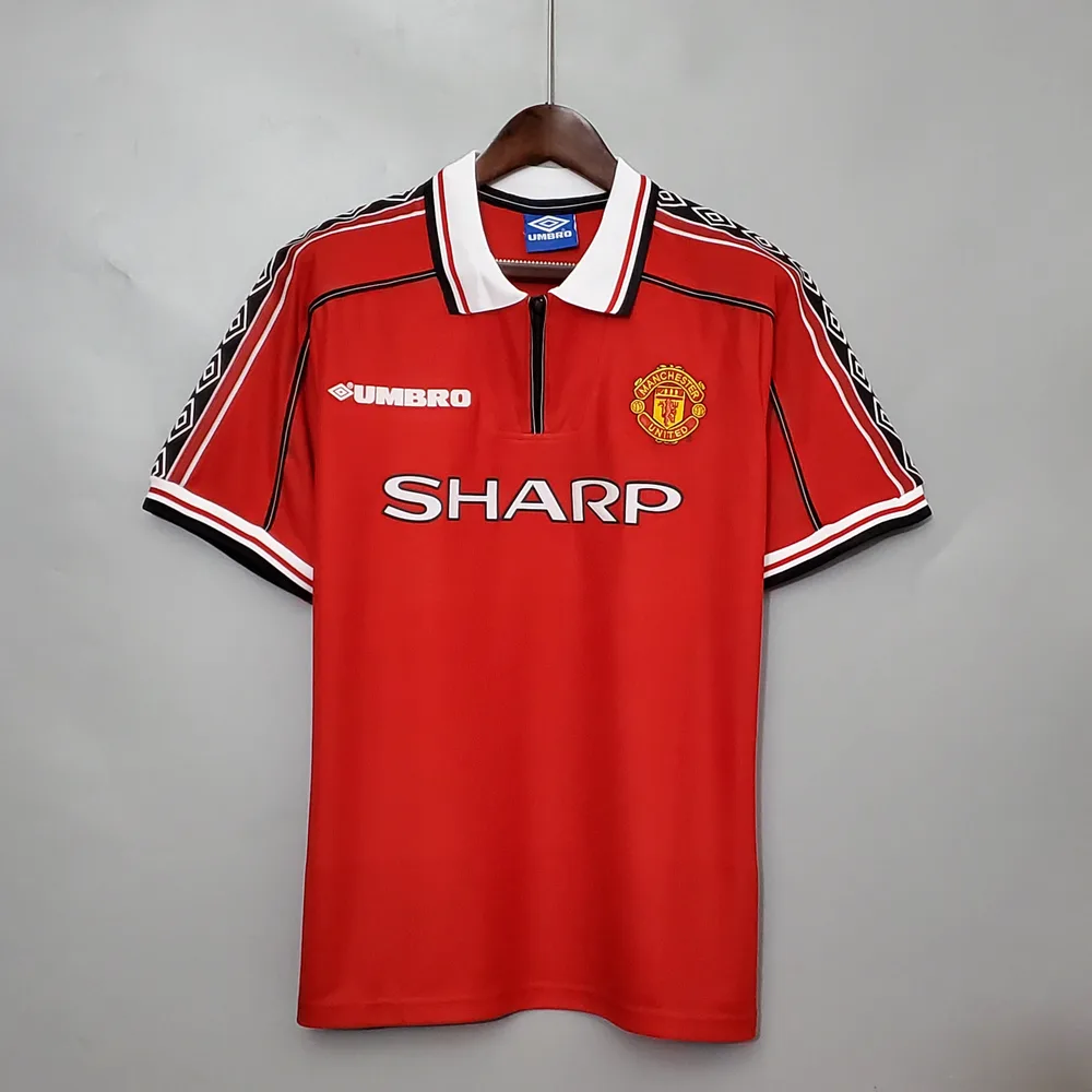 Manchester United 1998/1999 Retro Manchester United Local Camiseta de fútbol 1998/1999
