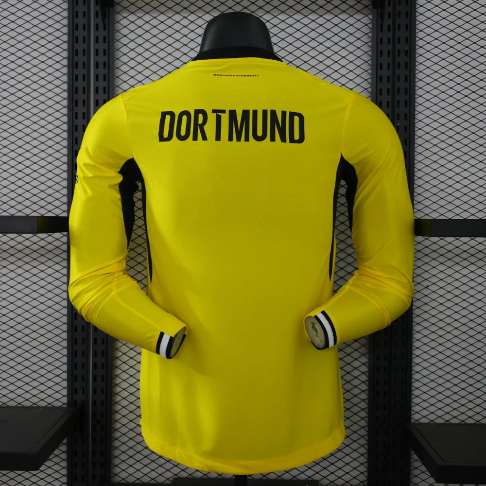 Borussia Dortmund 2026/2027 Long Sleeve Player Version Dortmund Home Football Shirt 2026/27 — 2