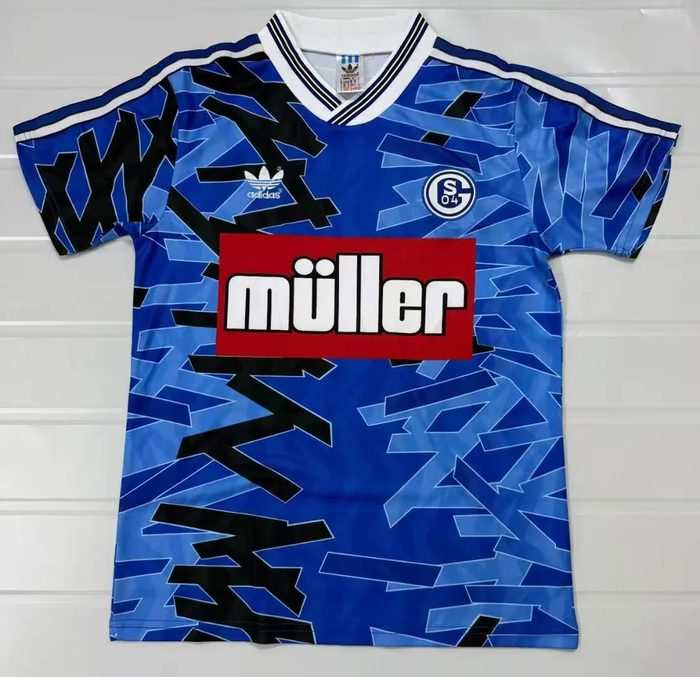Schalke 04 1993/1994 Retro Schalke 04 Home Football Jersey 1993/1994