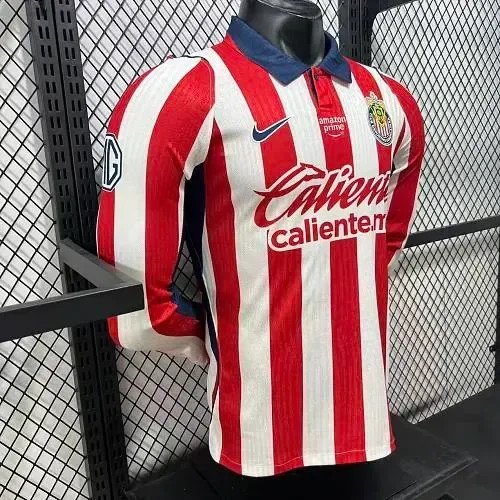 Chivas 2026/2027 Manga larga Versión jugador Chivas Local Camiseta de fútbol 2026/27 — 3