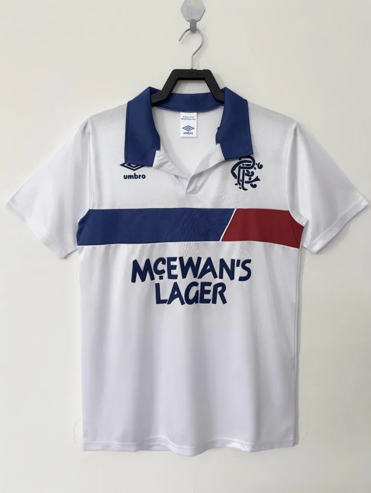 Rangers 1993/1994 Retro Rangers Visitante White Camiseta de fútbol 1993/1994