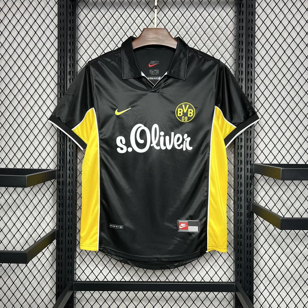 Borussia Dortmund 1998/2000 Retro Dortmund Home Football Shirt 1998/2000