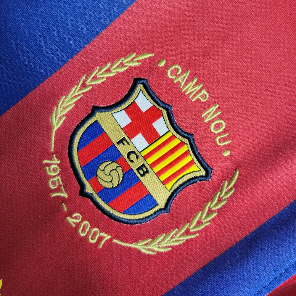 Barcelona Retro Barcelona Camiseta de fútbol Local 2007/2008 2007/2008 — 5