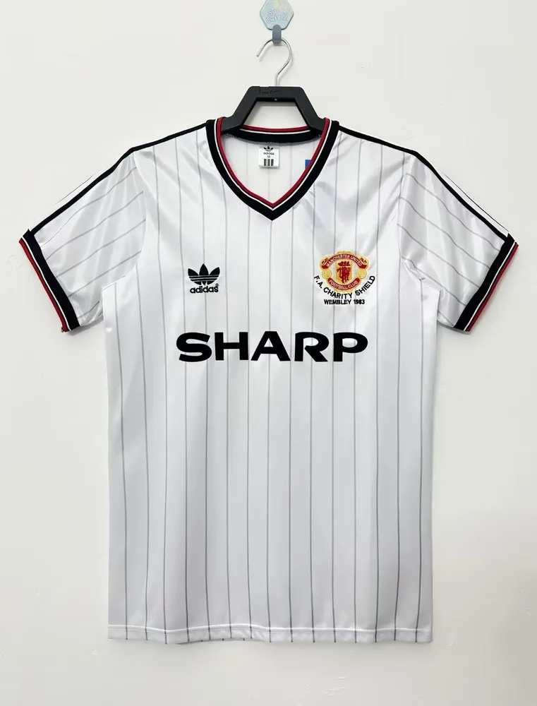 Manchester United 1983/1984 Retro Manchester United Visitante Camiseta de fútbol 1983/1984