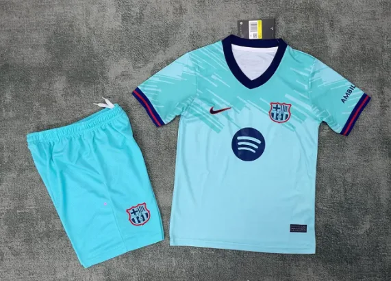 Barcelona 2026/2027 Barcelona Third Away Football Jersey Kids Size 2026/27