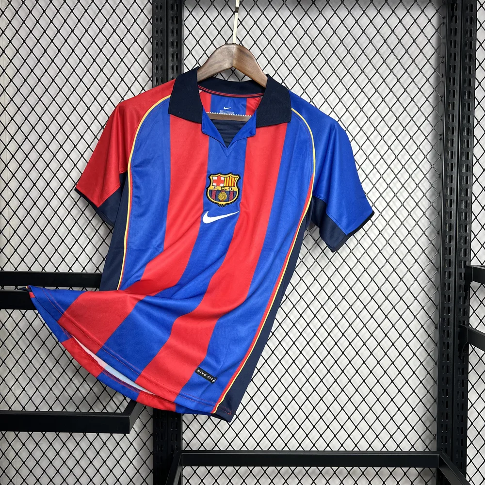 Barcelona 2004/2005 Retro Barcelona Local Camiseta de fútbol 2004/2005 — 3