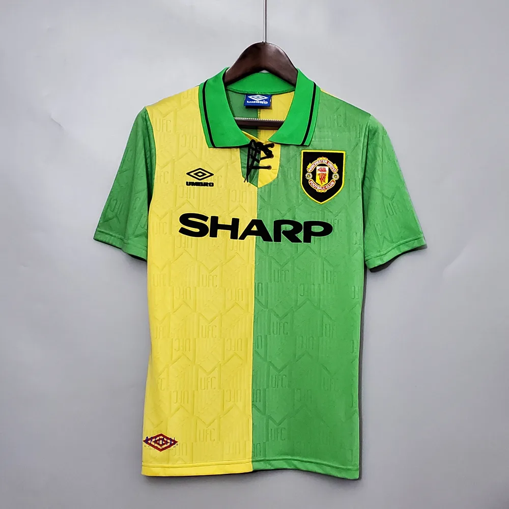 Manchester United 1992/1994 Retro Manchester United Tercera Visitante Camiseta de fútbol 1992/1994