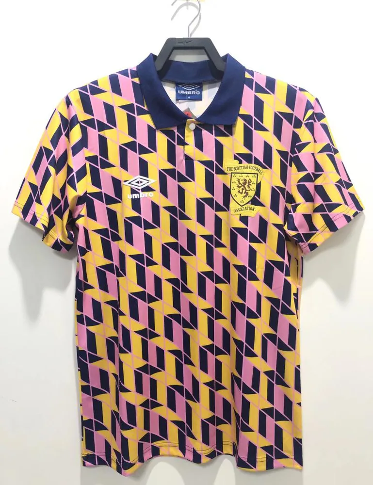 Scotland 1988-1989 Retro Scotland National Team Tercera Visitante Camiseta de fútbol 1988/1989