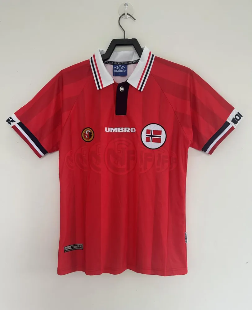 Norway 1998-1999 Retro Norway National Team Local Camiseta de fútbol 1998/1999