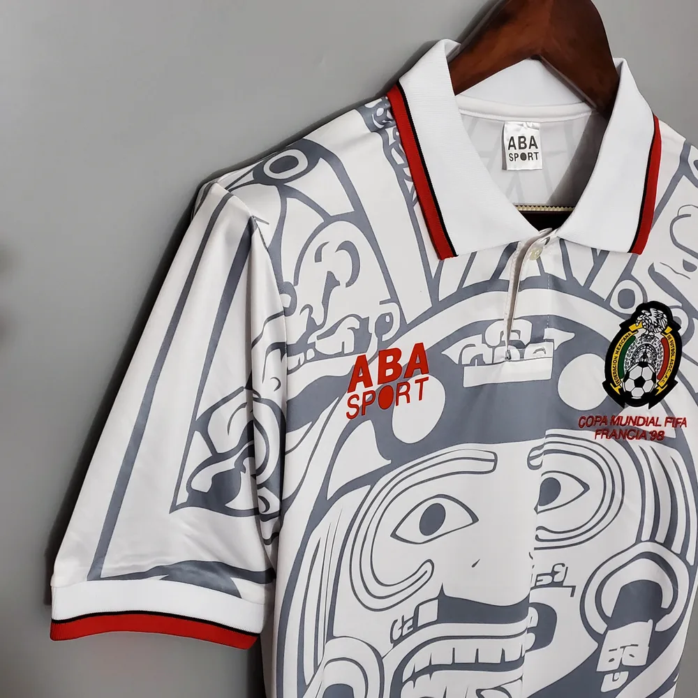 Mexico 1998 Retro Mexico Soccer Jersey Away 1998 — 6