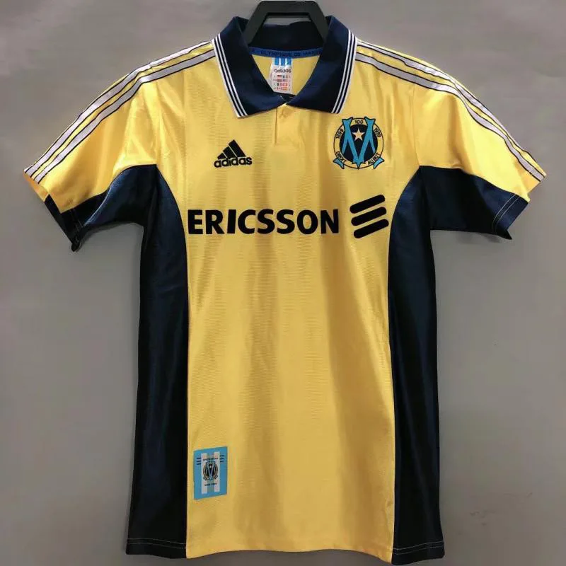 Marseille 1998-1999 Retro Olympique de Marseille Tercera Visitante Camiseta de fútbol 1998/1999