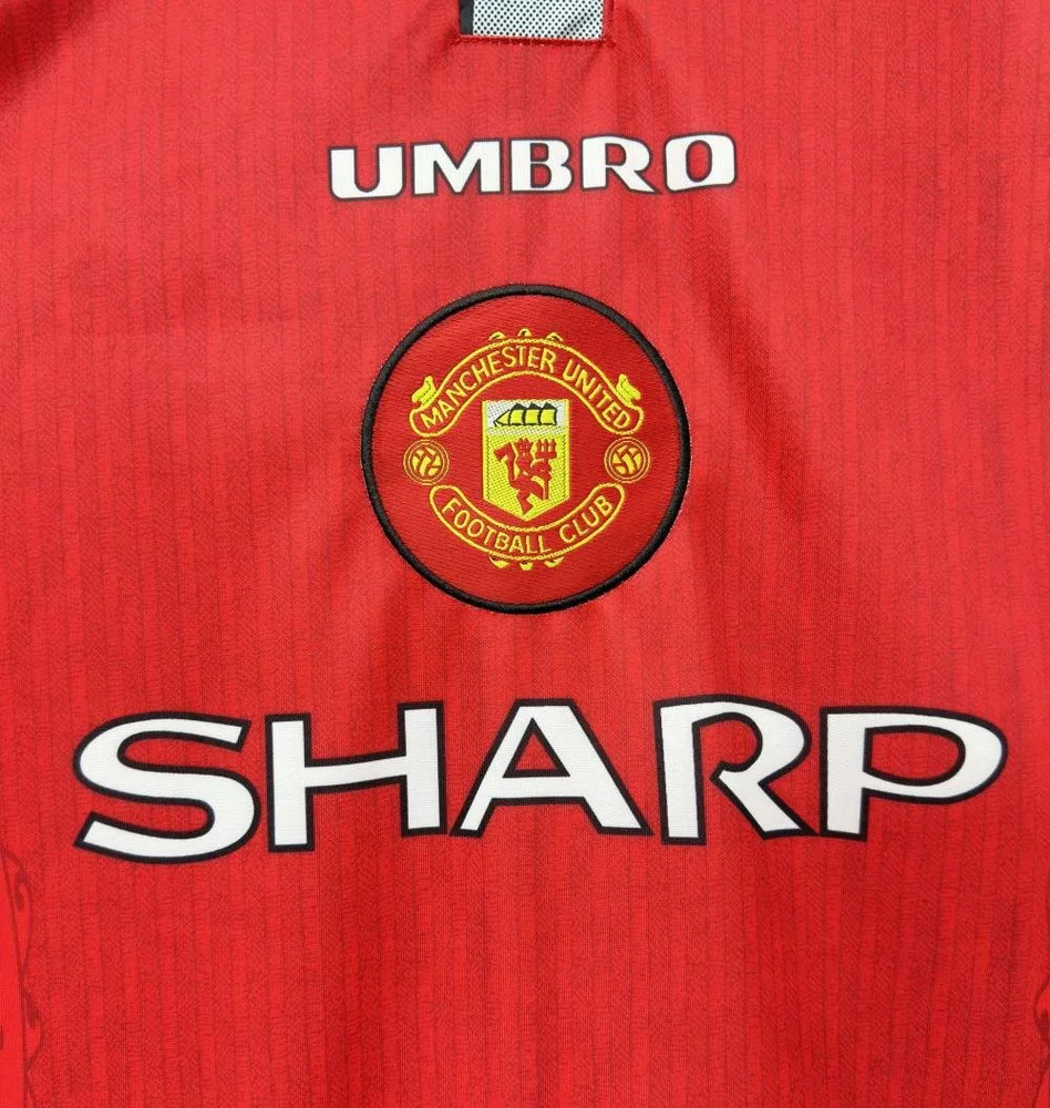 Manchester United 1996/1997 Retro Manchester United Home Football Shirt 1996/1997 — 7